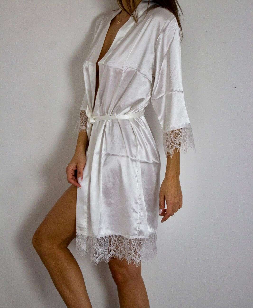 Vestaglia Da Notte In Raso - CVG Gold - Foto 5