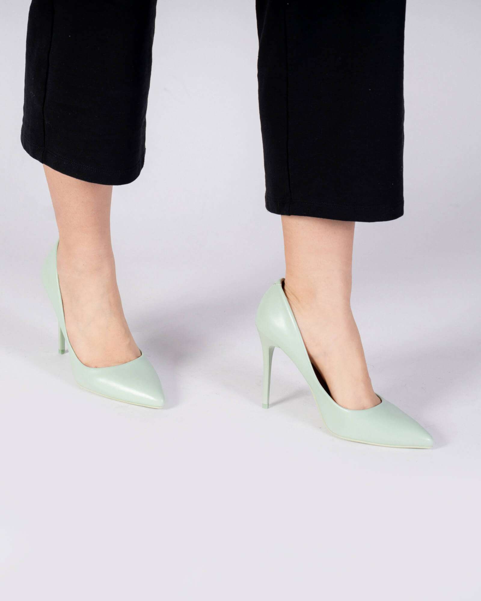 Decolleté a punta pastello – Verde menta - CVG Gold