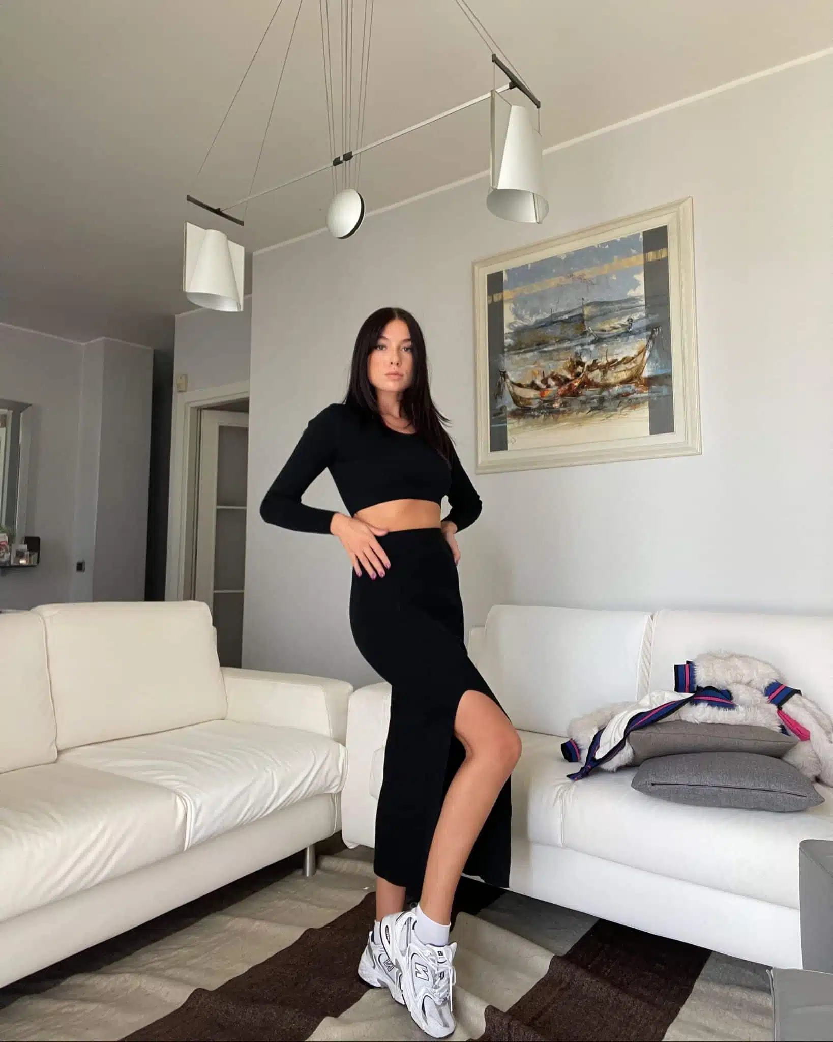 Rebeka Ross Maglietta a maniche lunghe con cashmere