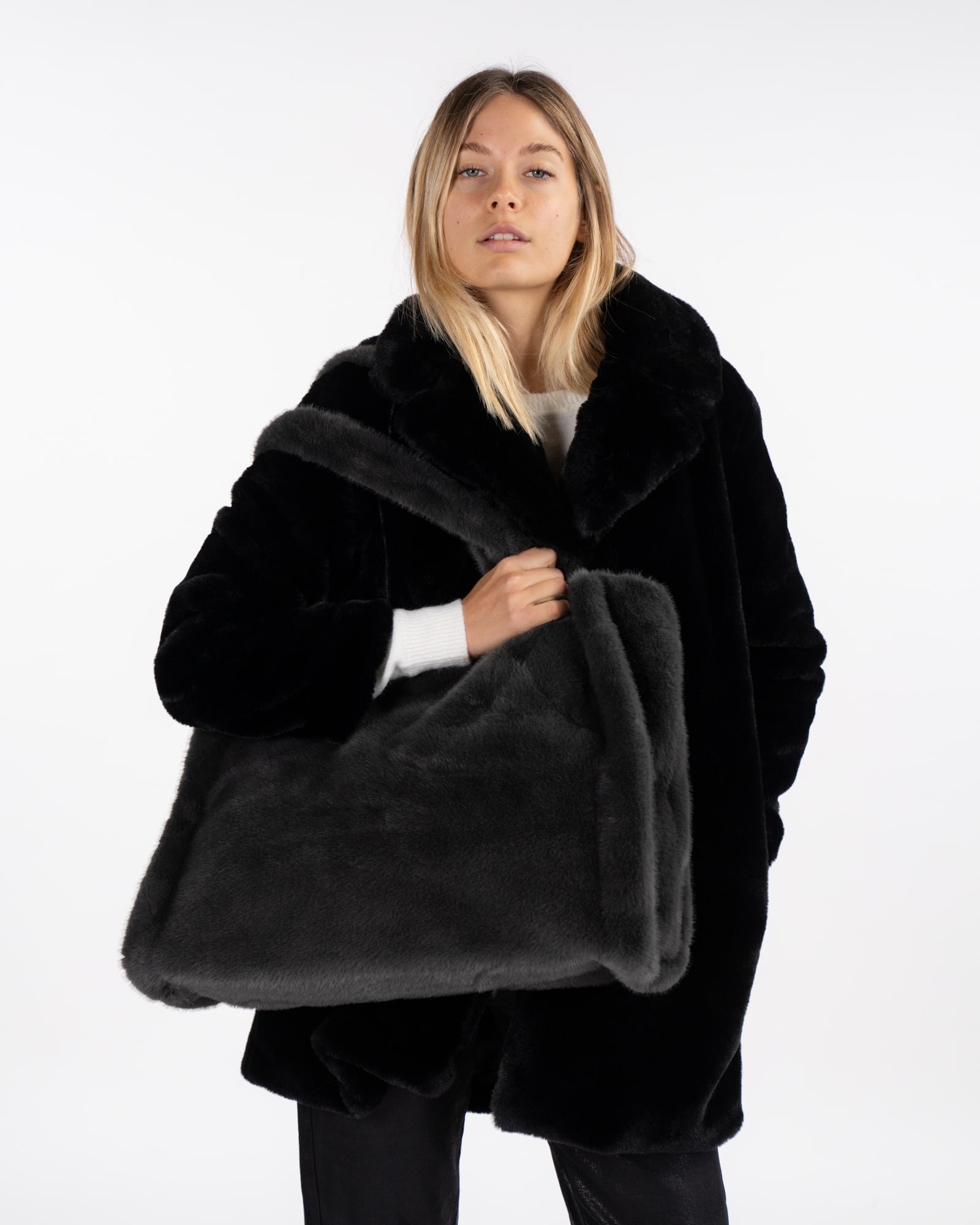 Borsa in poliestere e pelle Jazz | Fabriano Boutique