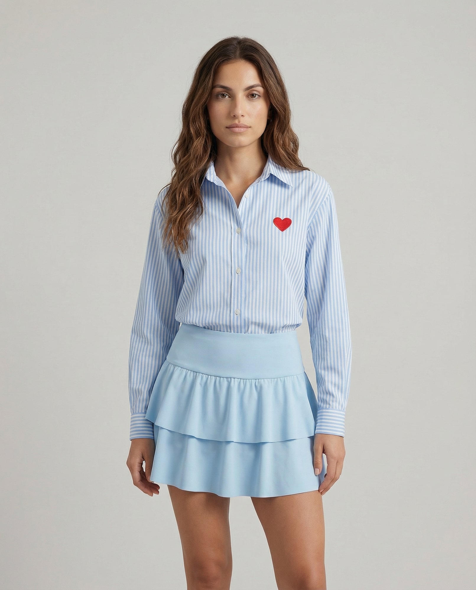 Gonna a shorts- AZZURRO
