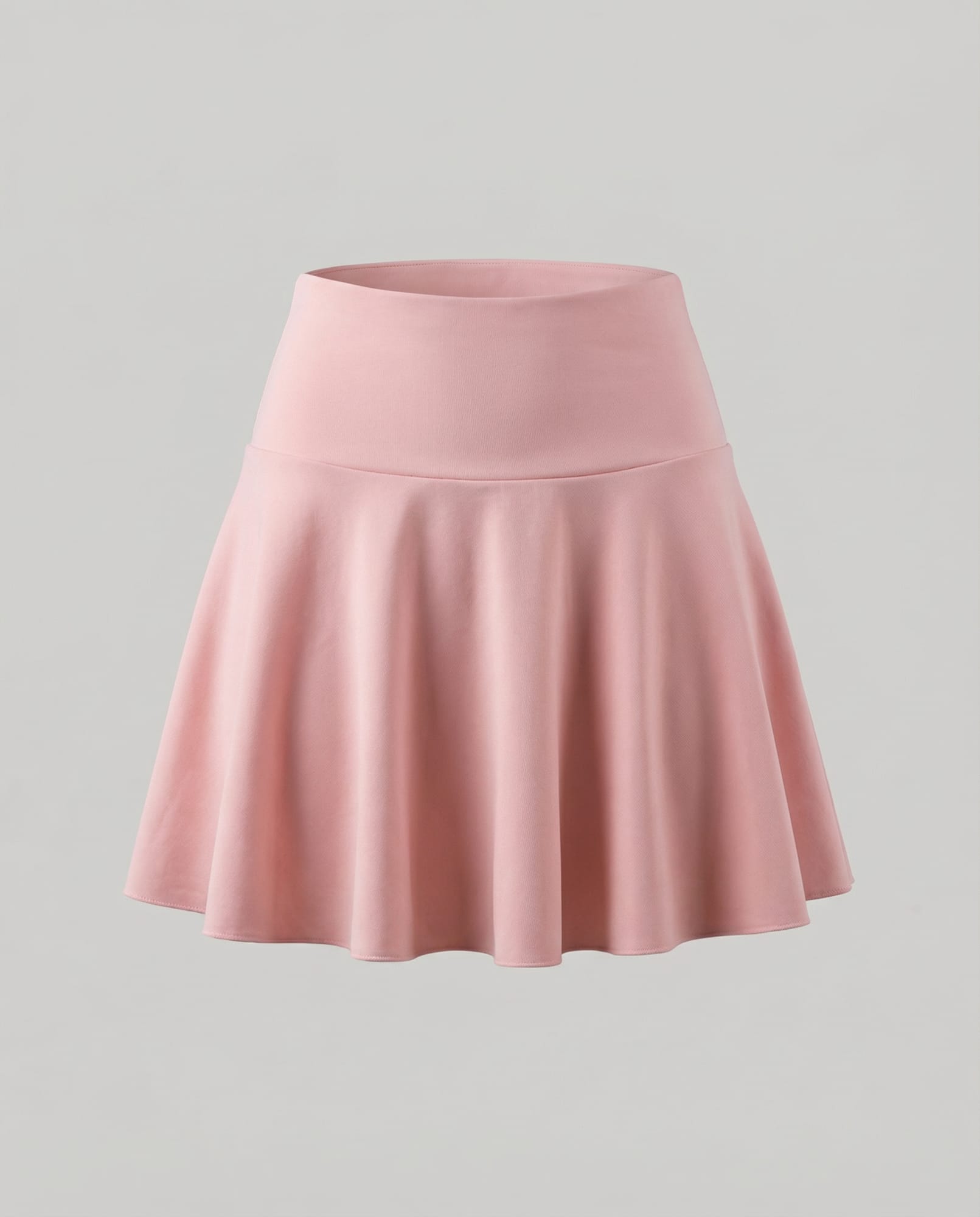 Gonna a shorts con balze - rosa