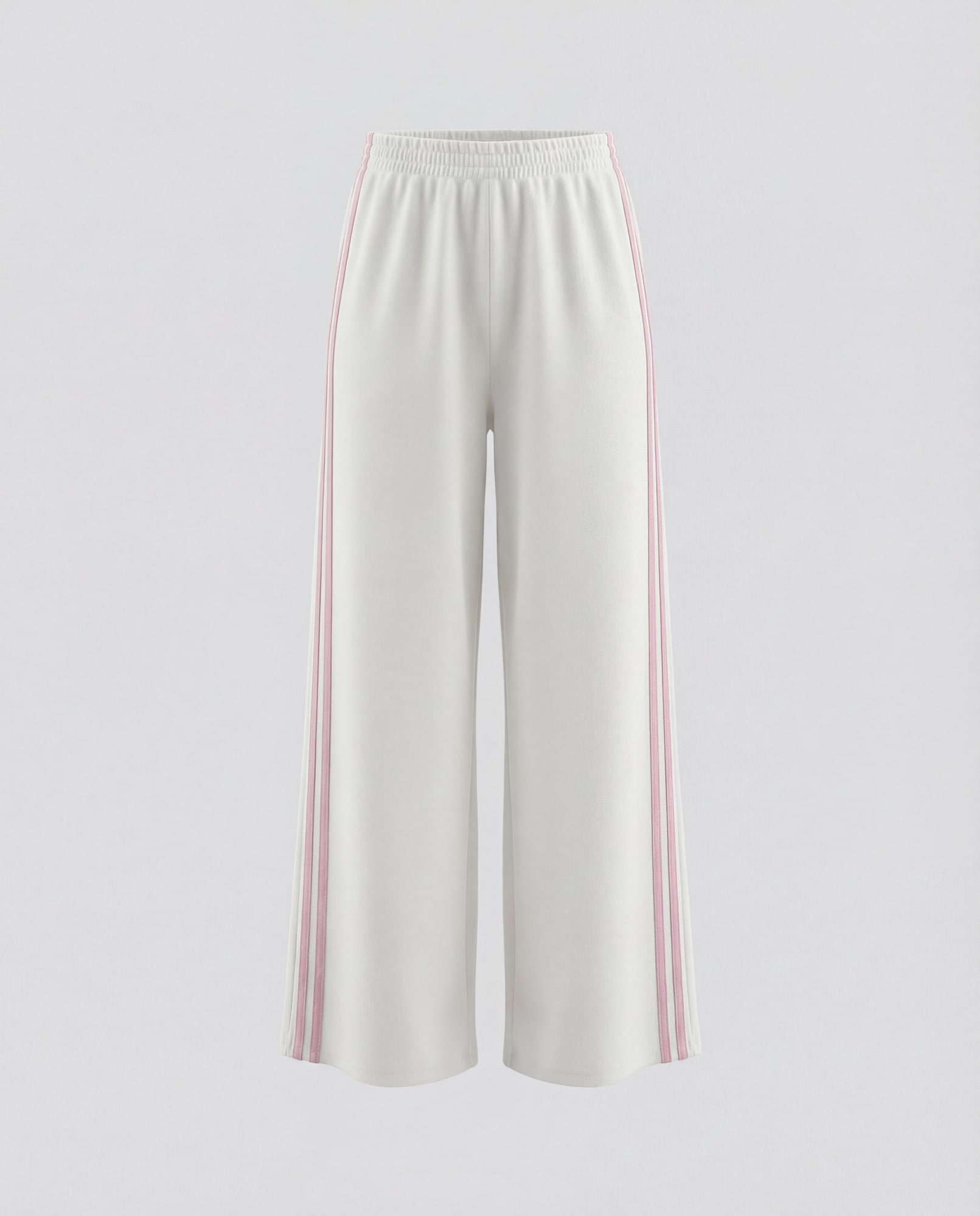 Pantalone a palazzo tuta - bianco