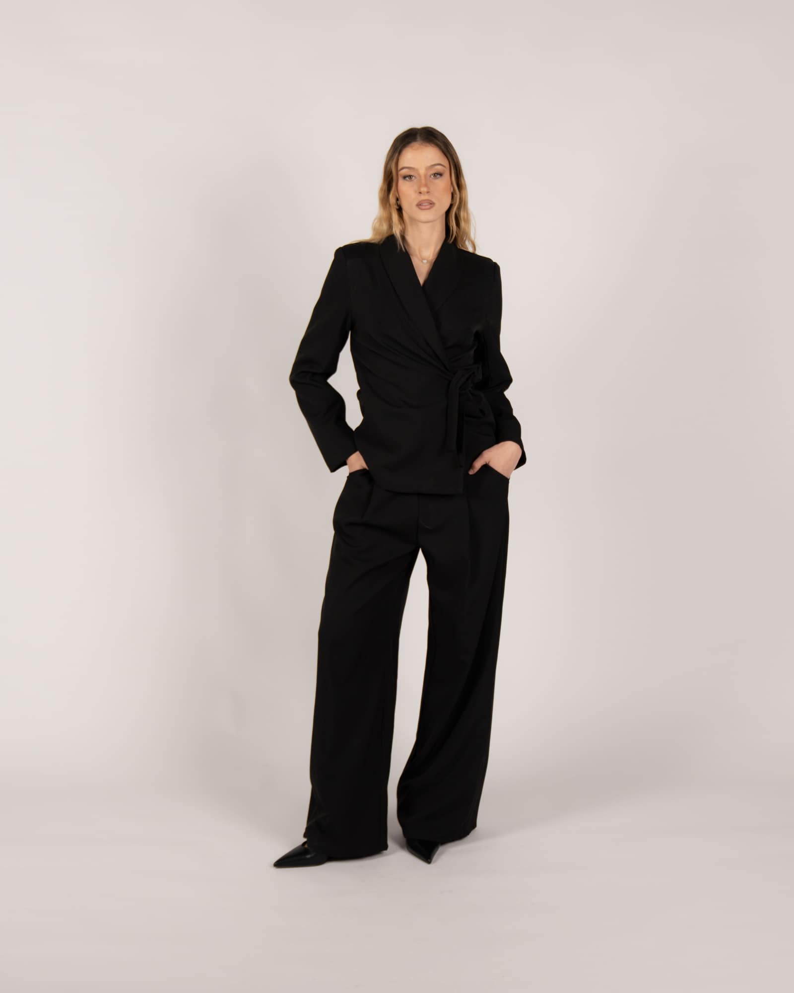Pantaloni palazzo - nero