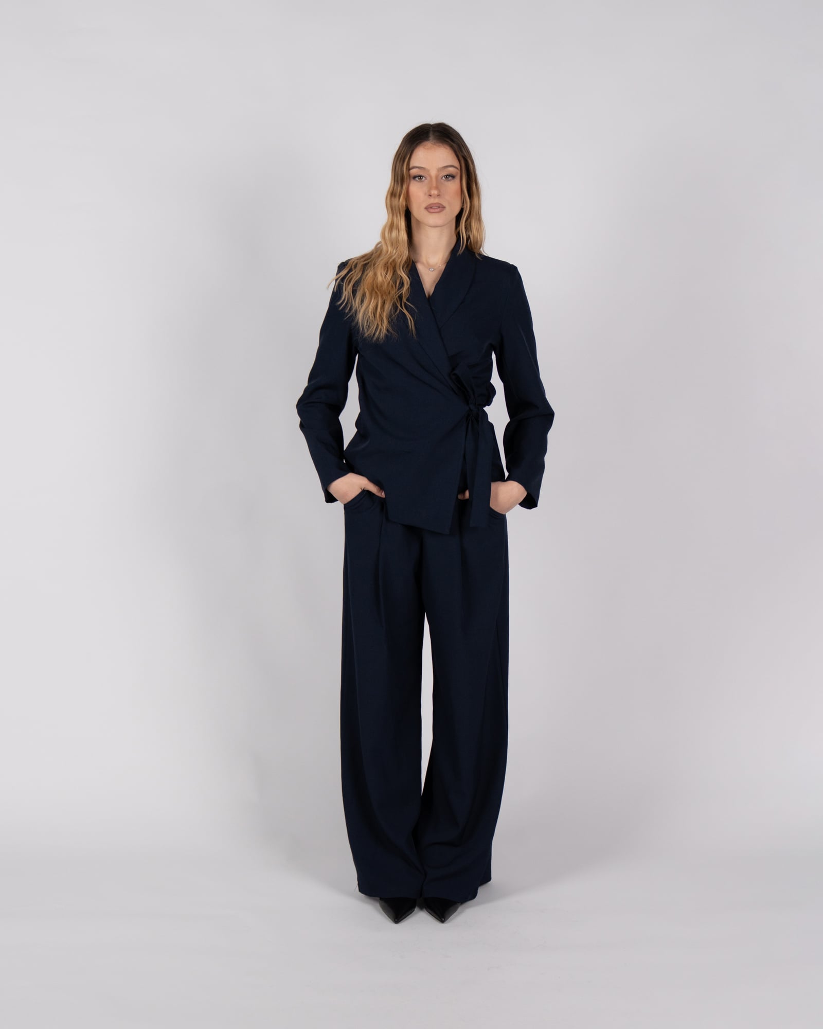 Pantaloni palazzo - blu