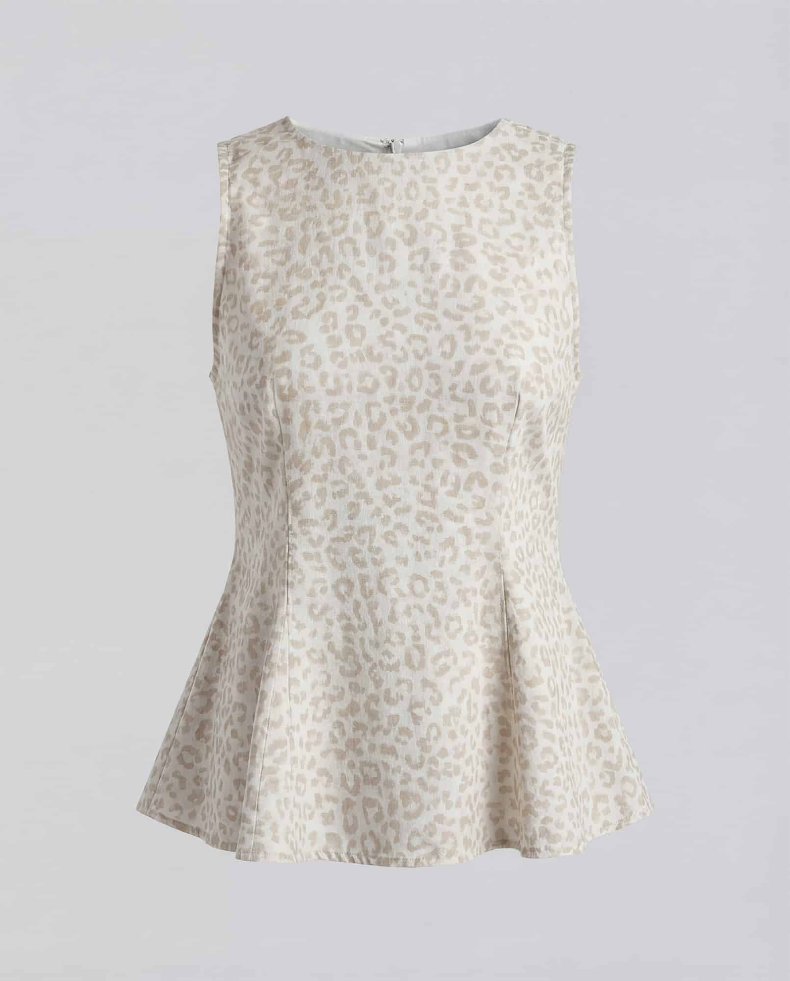 Top maculato - beige