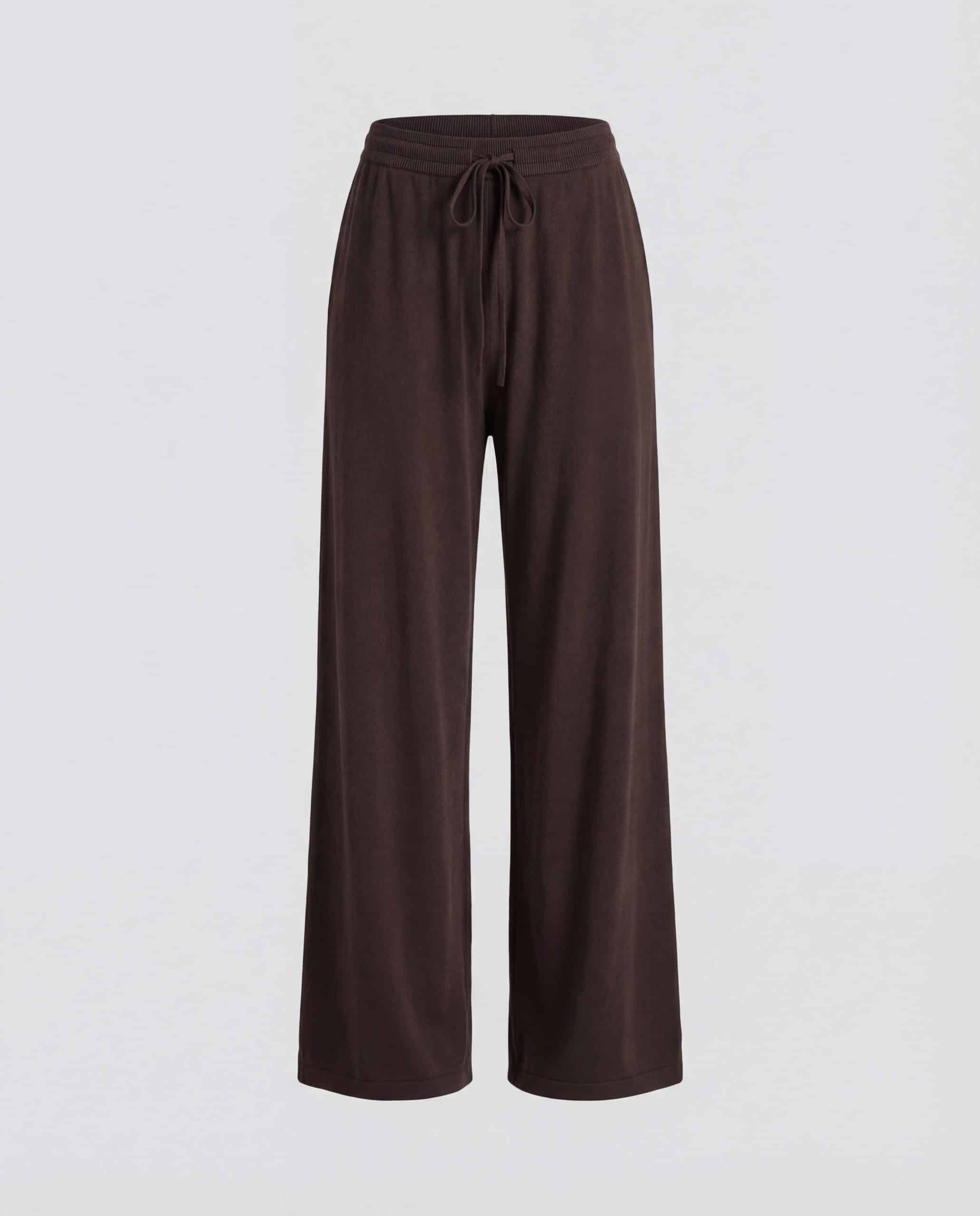 Pantaloni a palazzo tuta - marrone