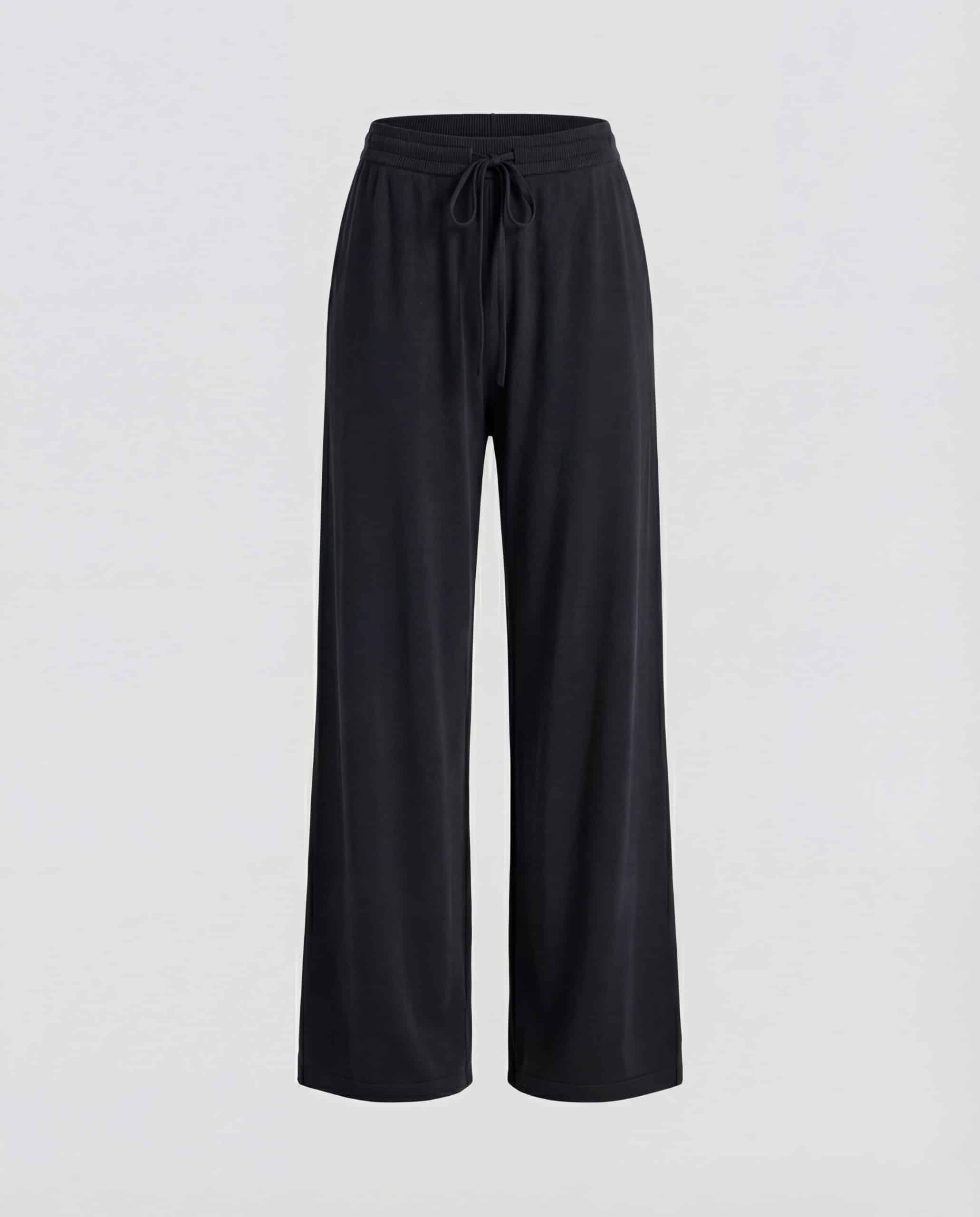 Pantaloni a palazzo tuta -nero