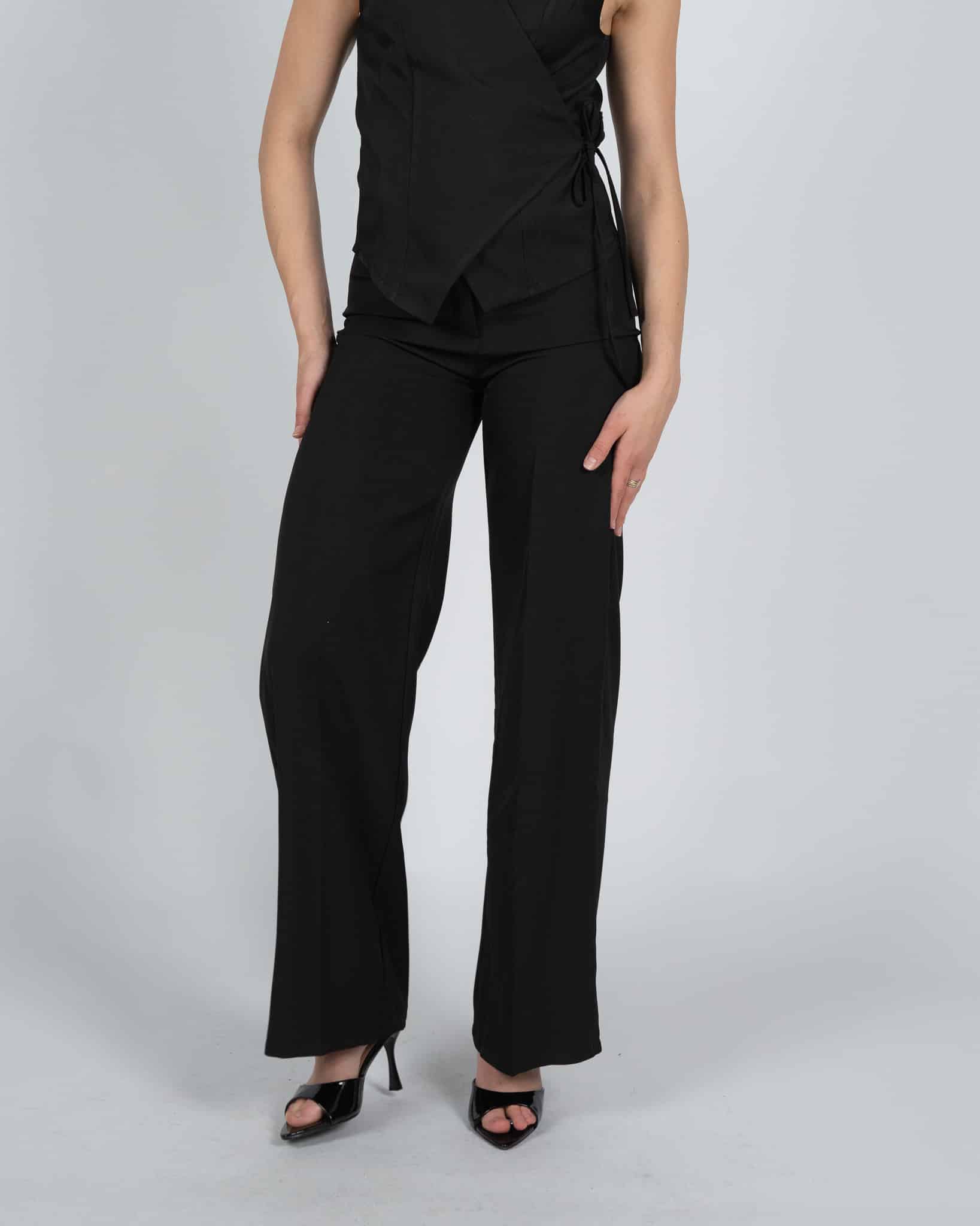 Pantaloni a palazzo -nero