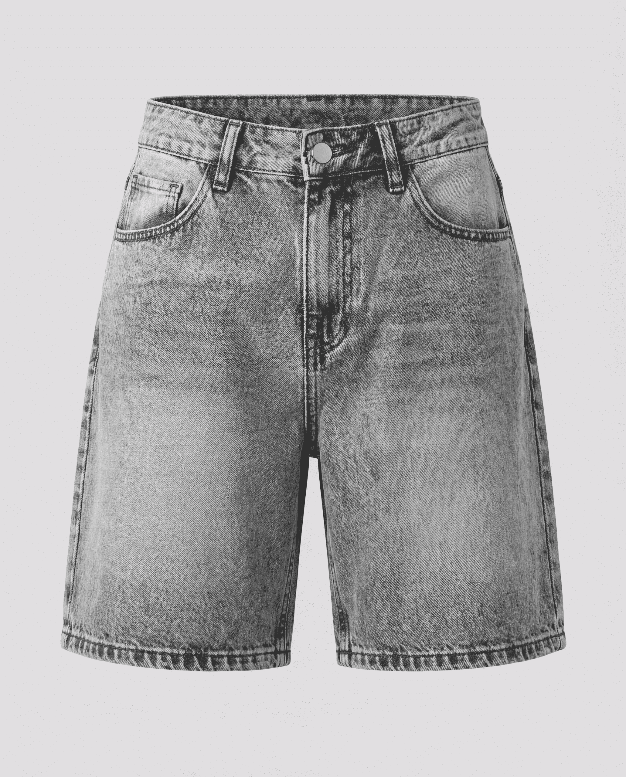 Bermuda in jeans - grigio