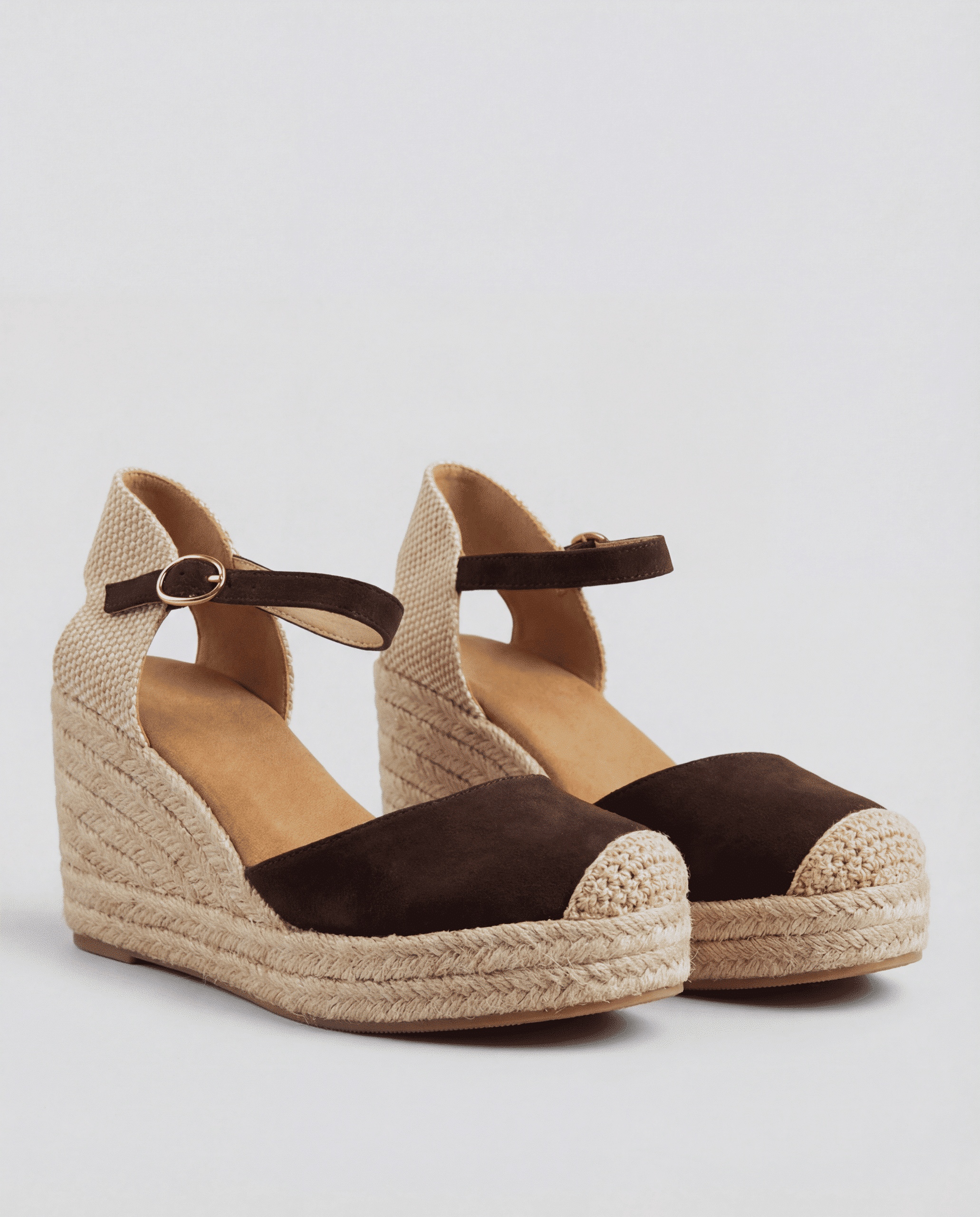 Espadrillas scamosciate - marrone