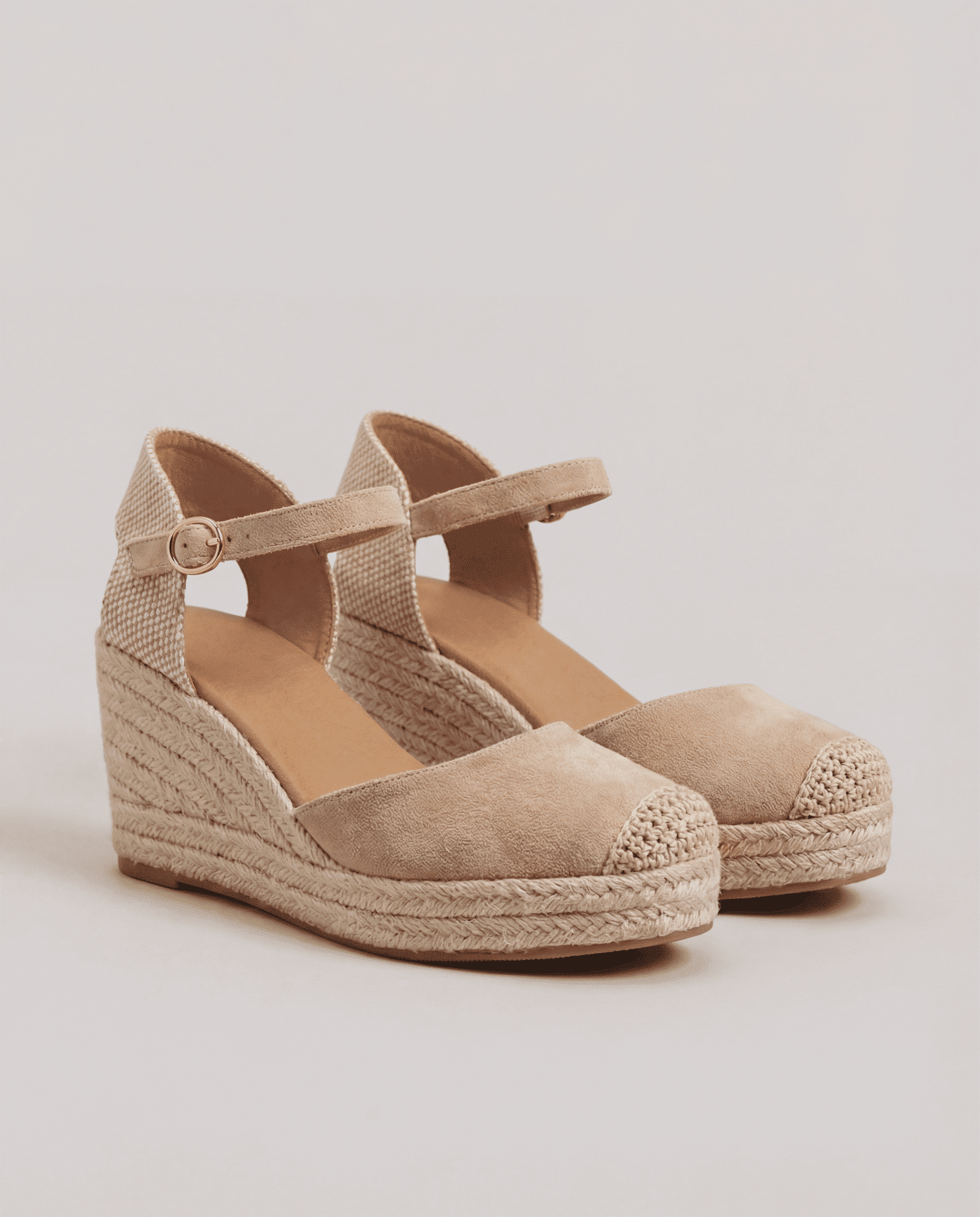 Espadrillas scamosciate  - beige