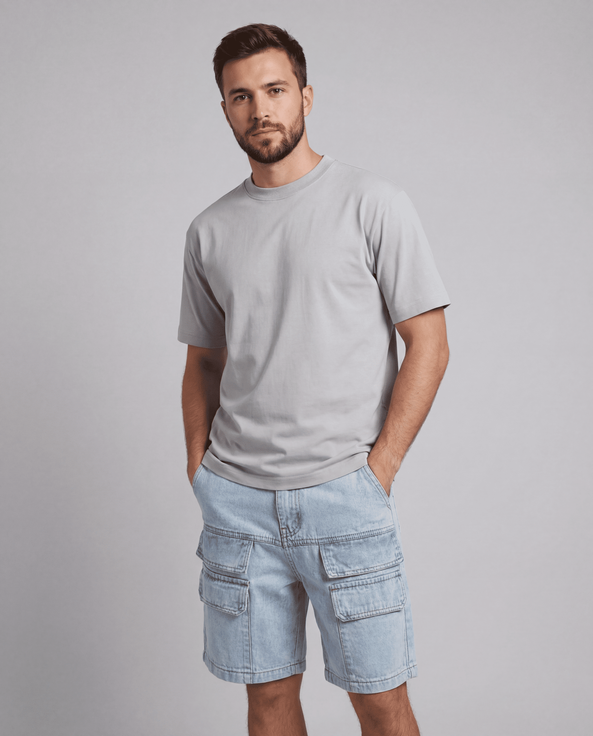T-shirt - grigio