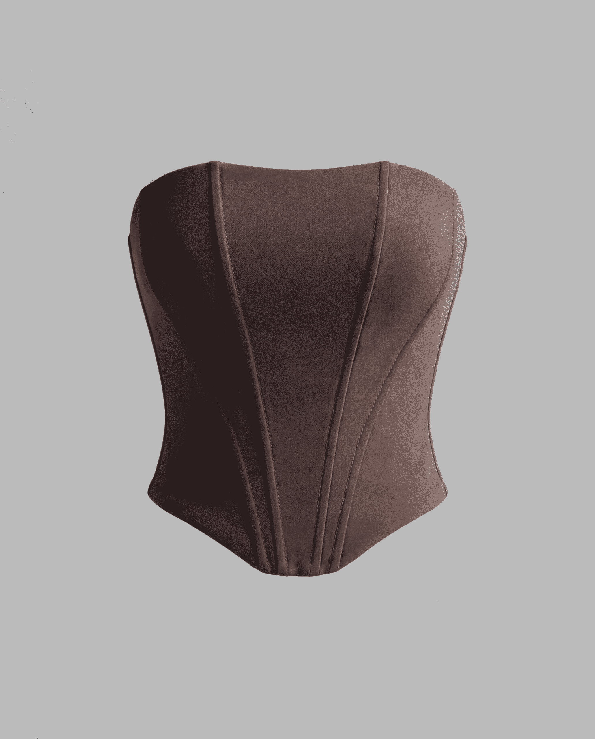 Bustier - marrone