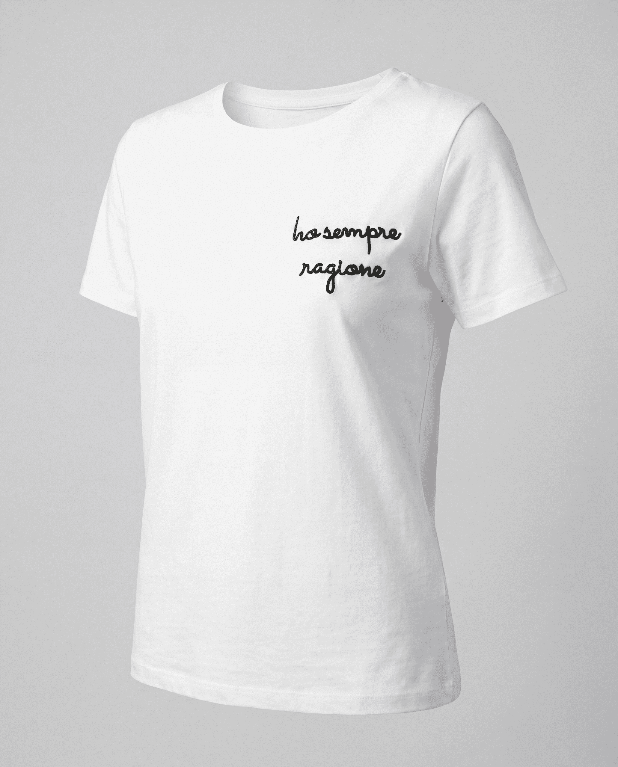 T-shirt con scritta - ho sempre ragione