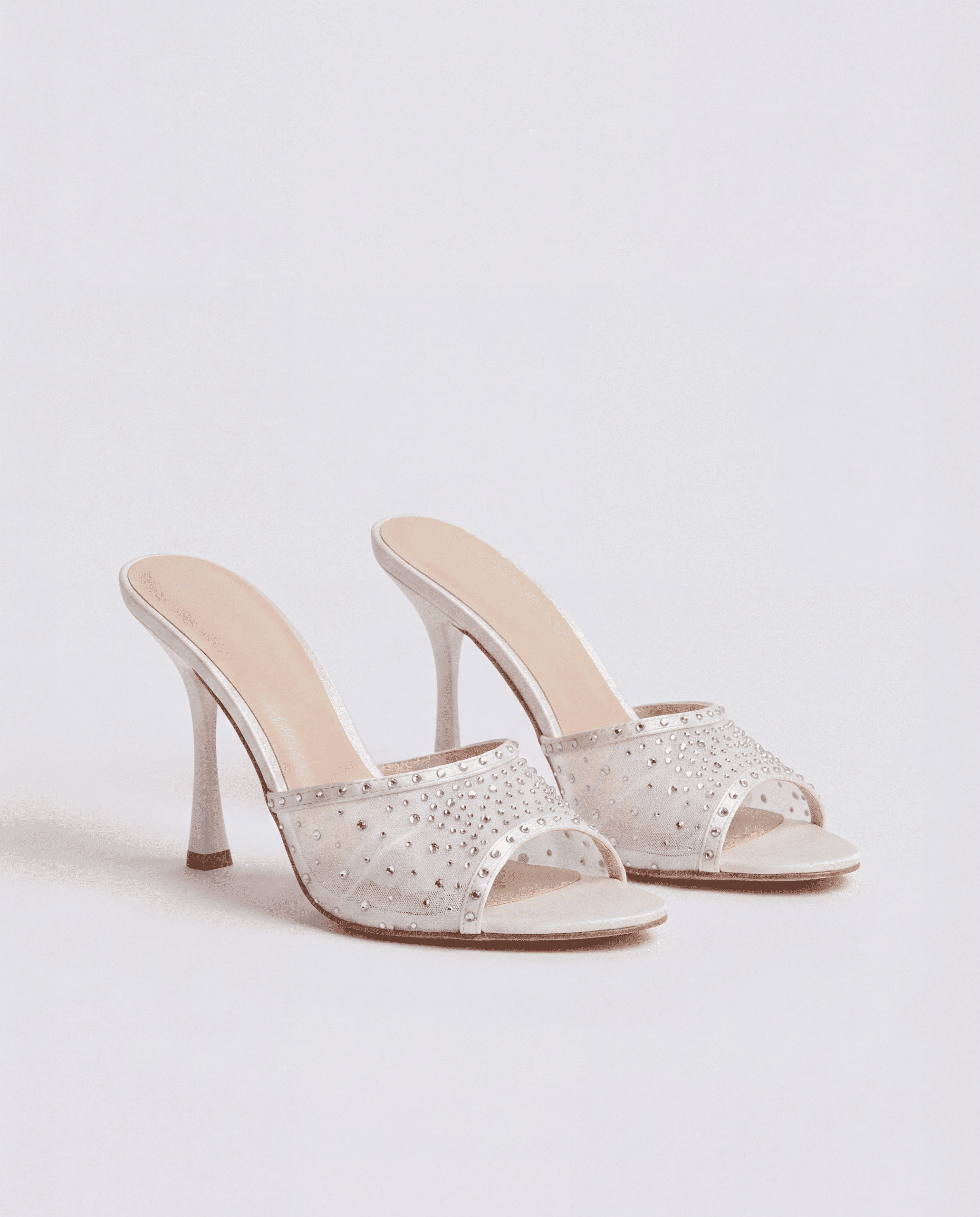 Sandali mule - bianco