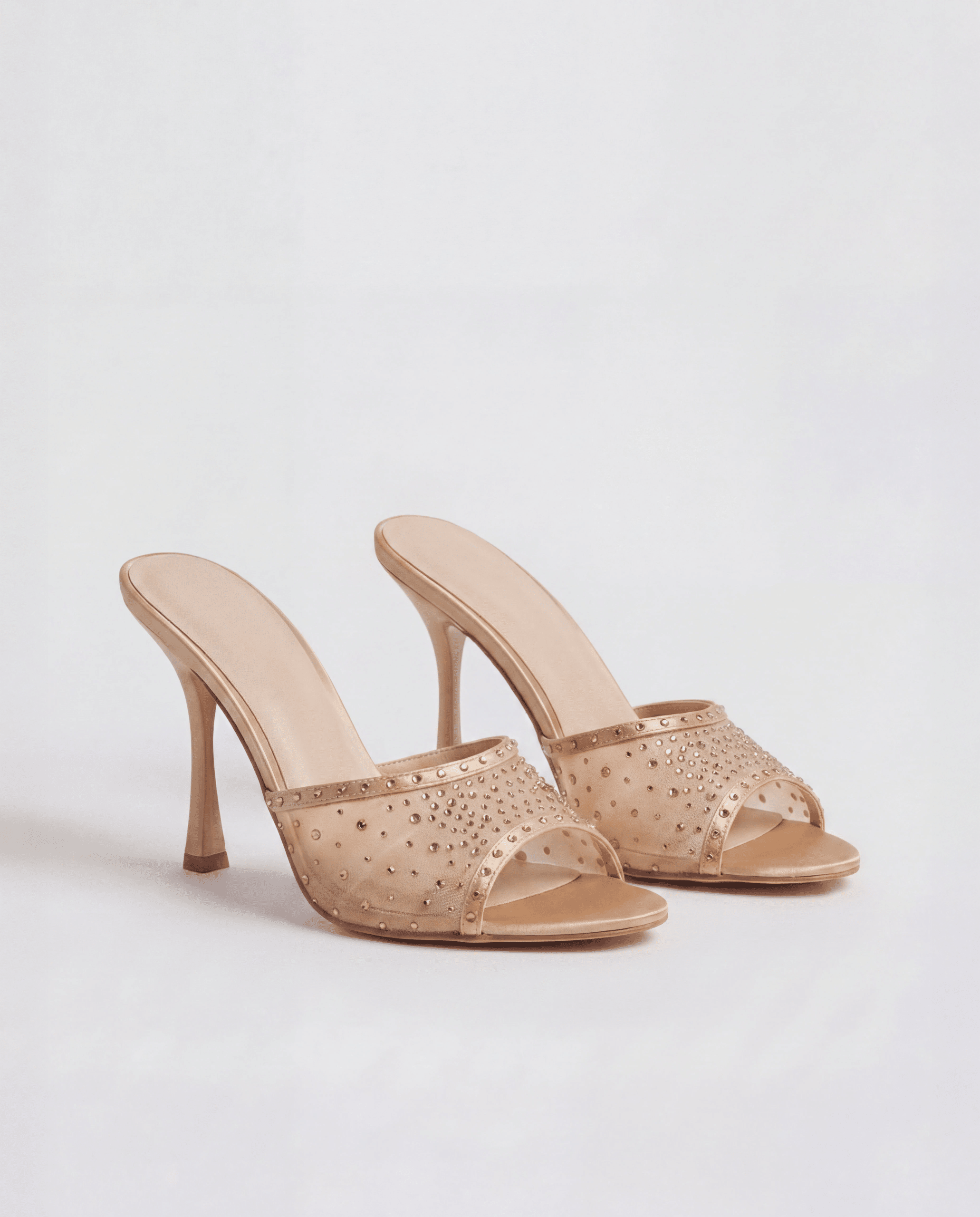 Sandali mule - champagne