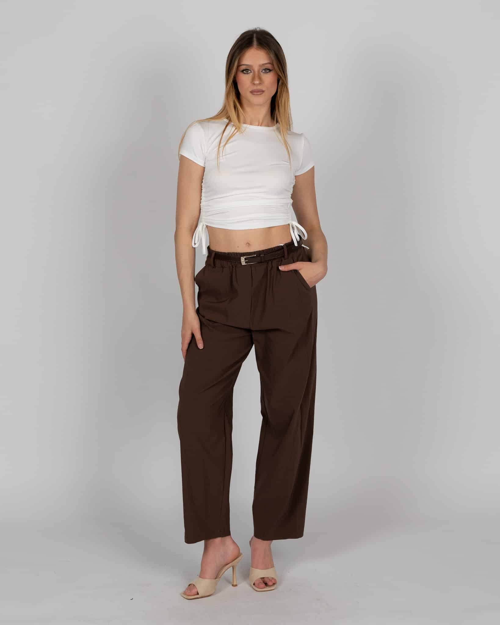 Pantaloni cargo - marrone