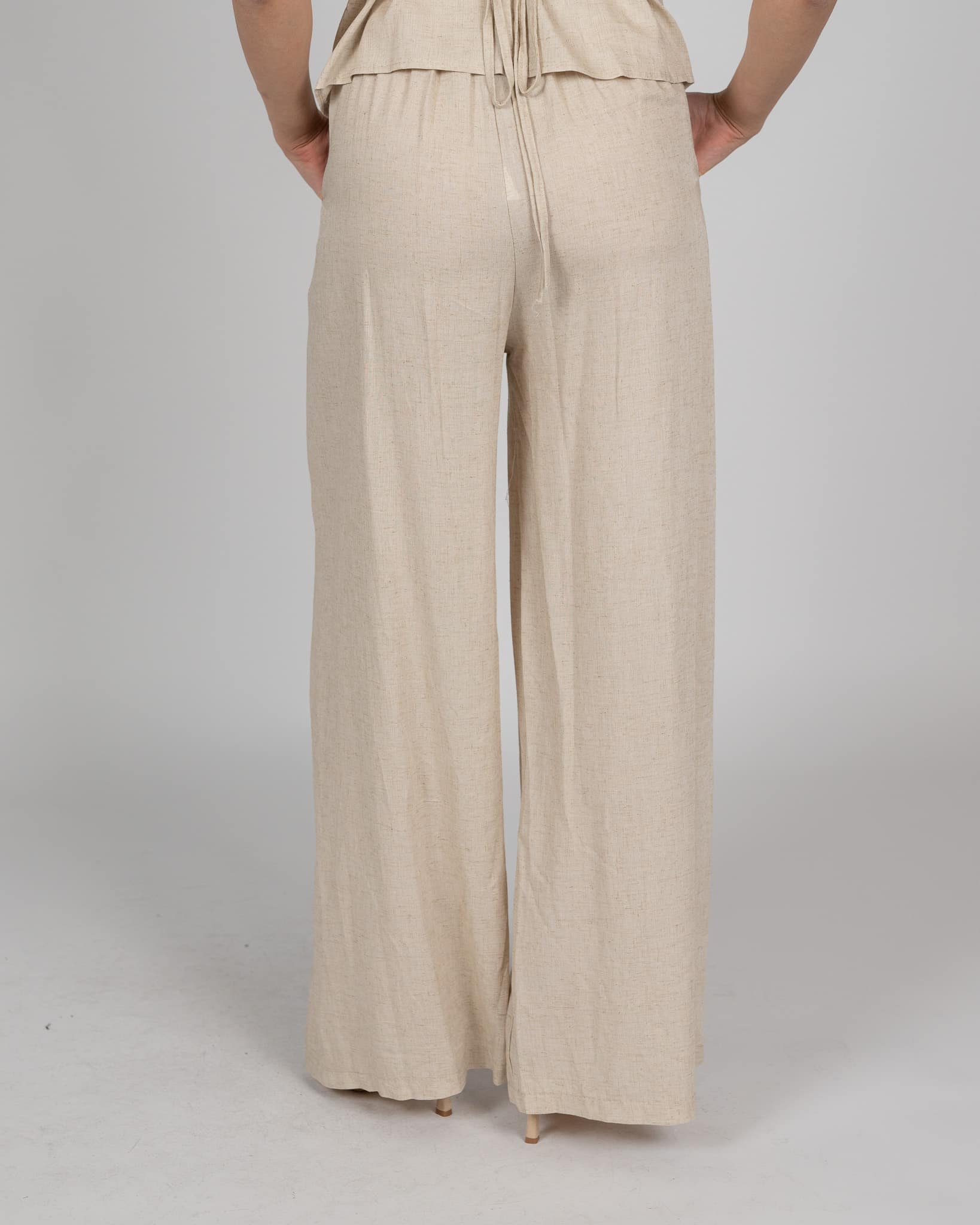 Pantaloni a palazzo - beige