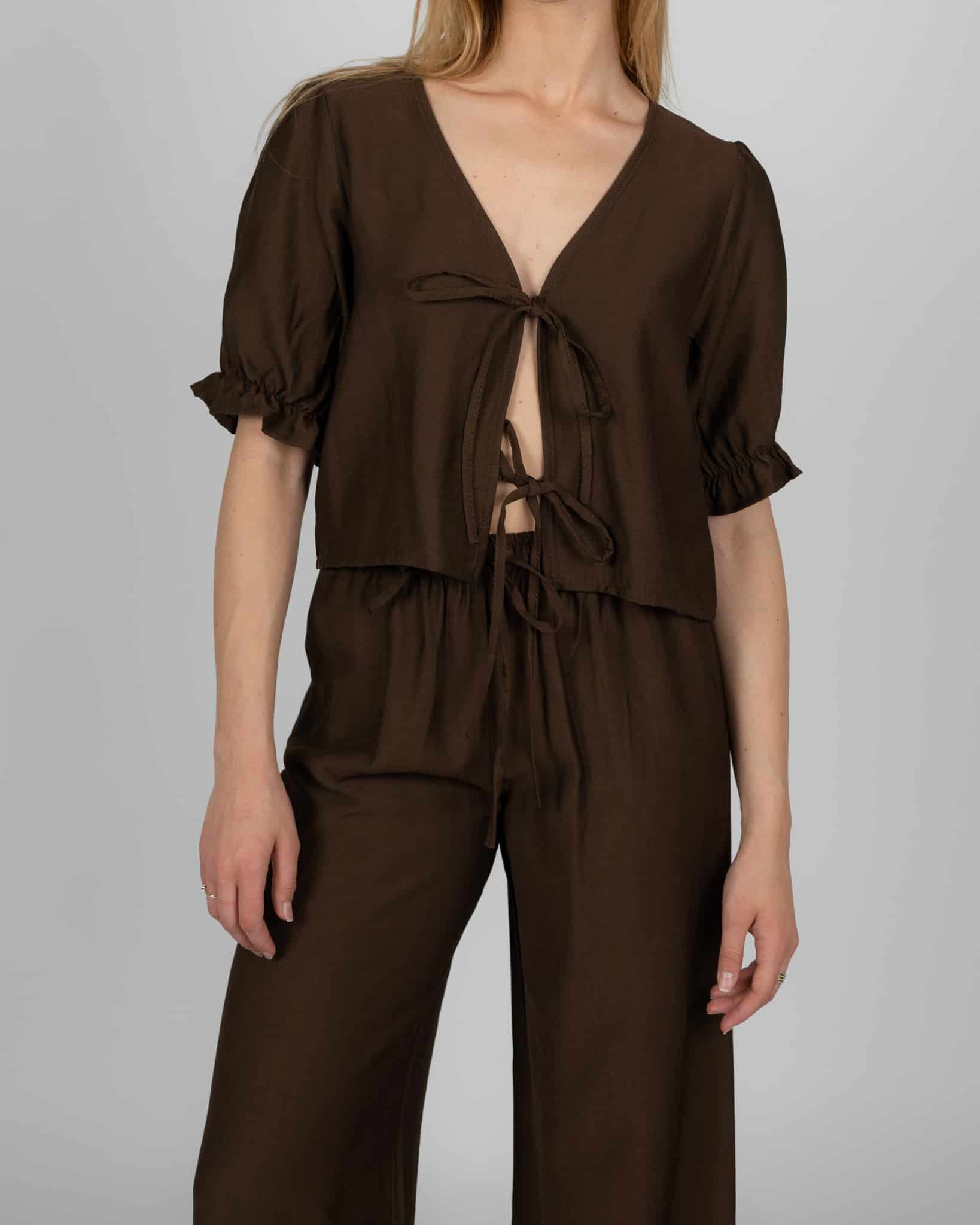 Blusa - marrone