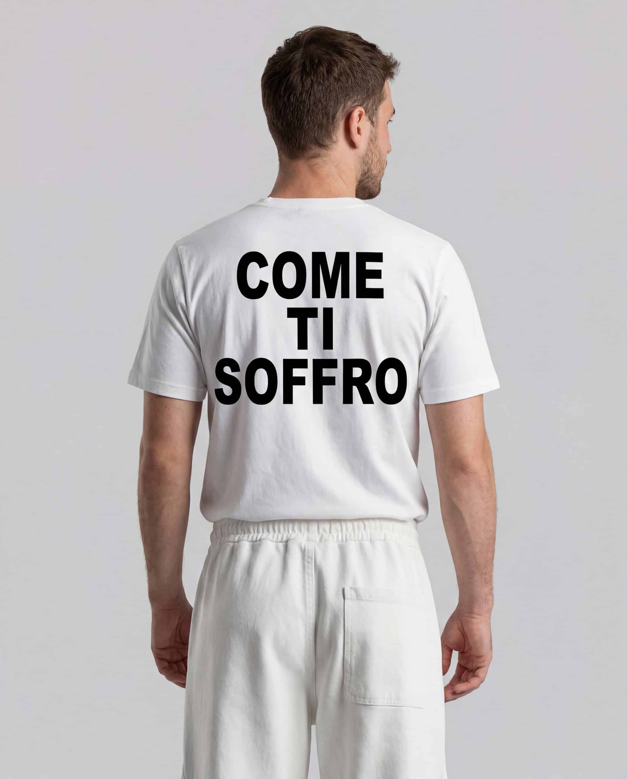 T-shirt con scritta - come ti soffro