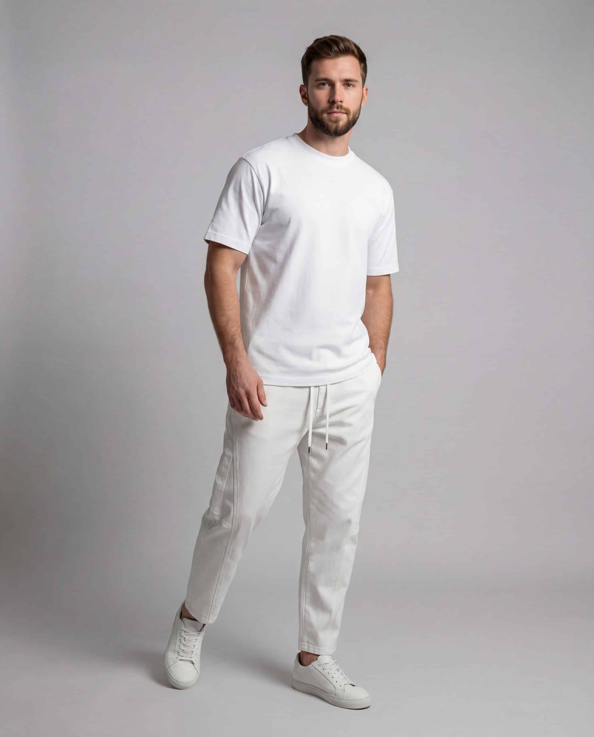 Pantaloni jeans ballons - bianco