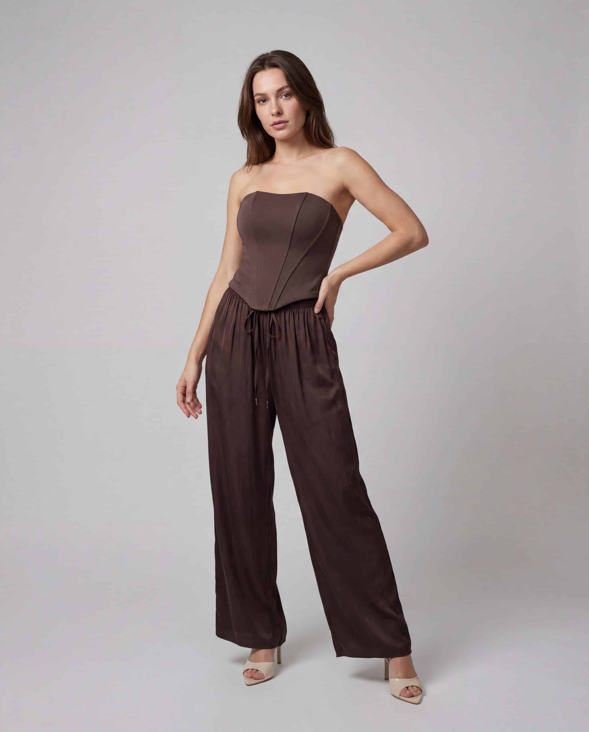 Bustier - marrone