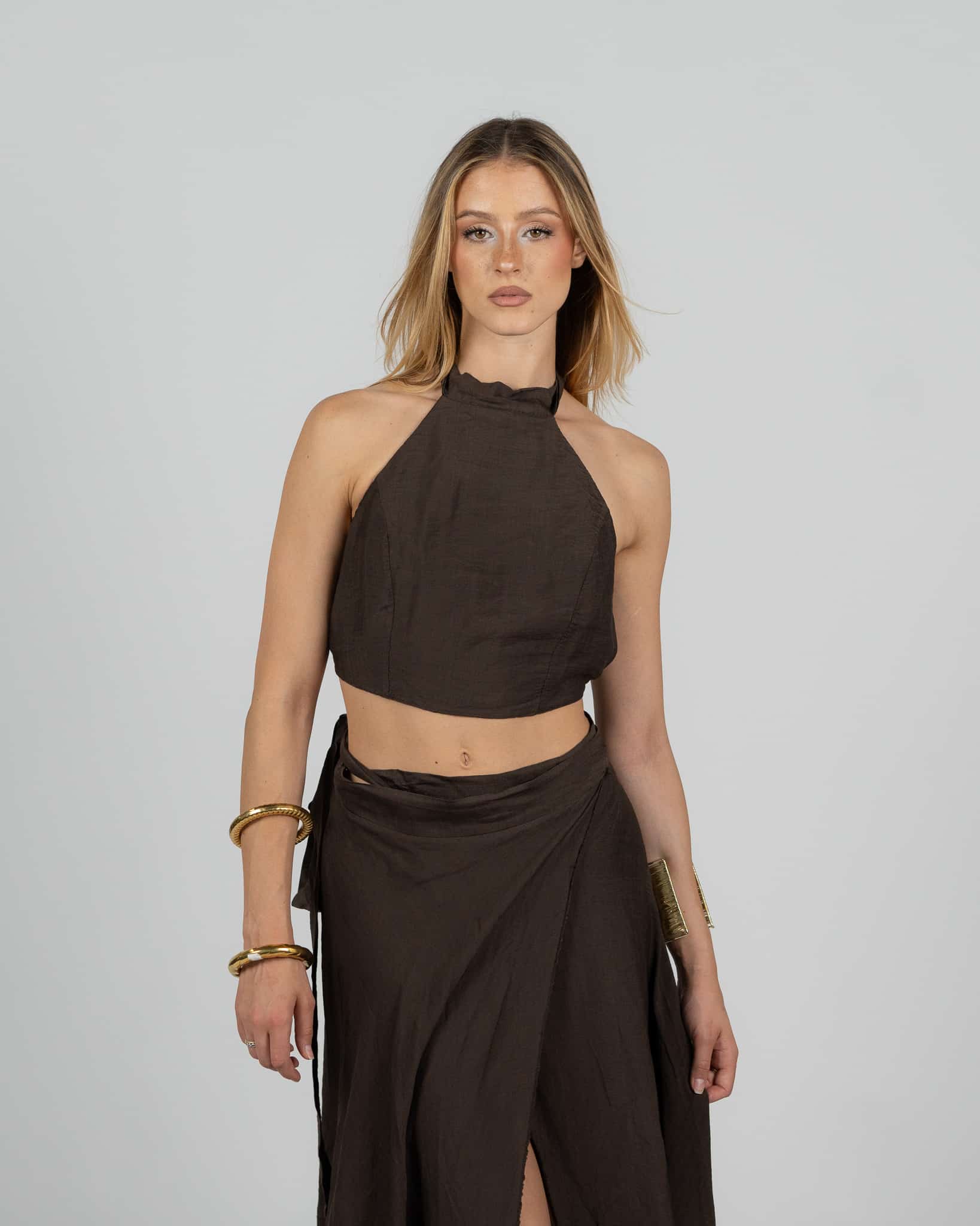 Top crop - marrone