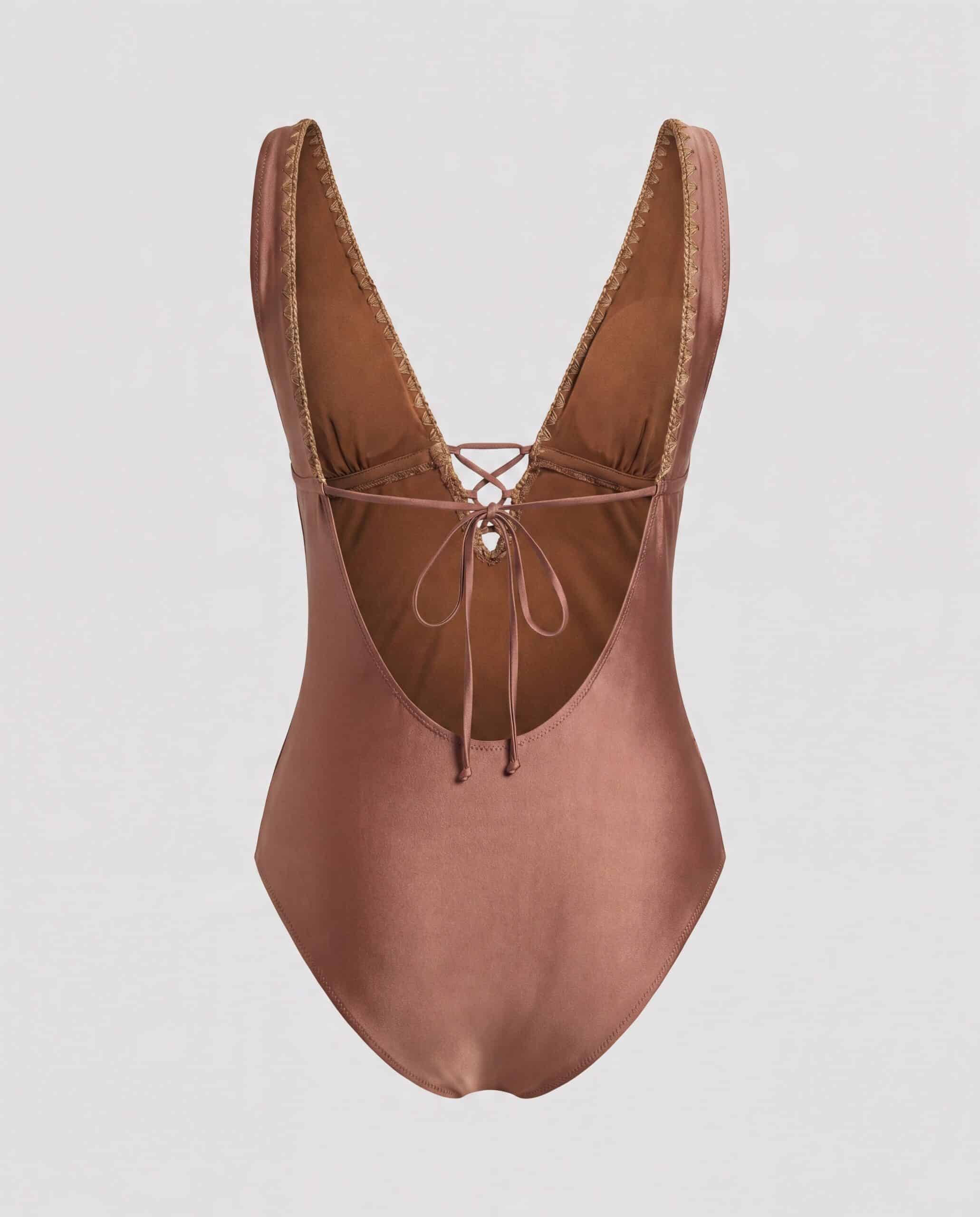 Bikini intero - cammello