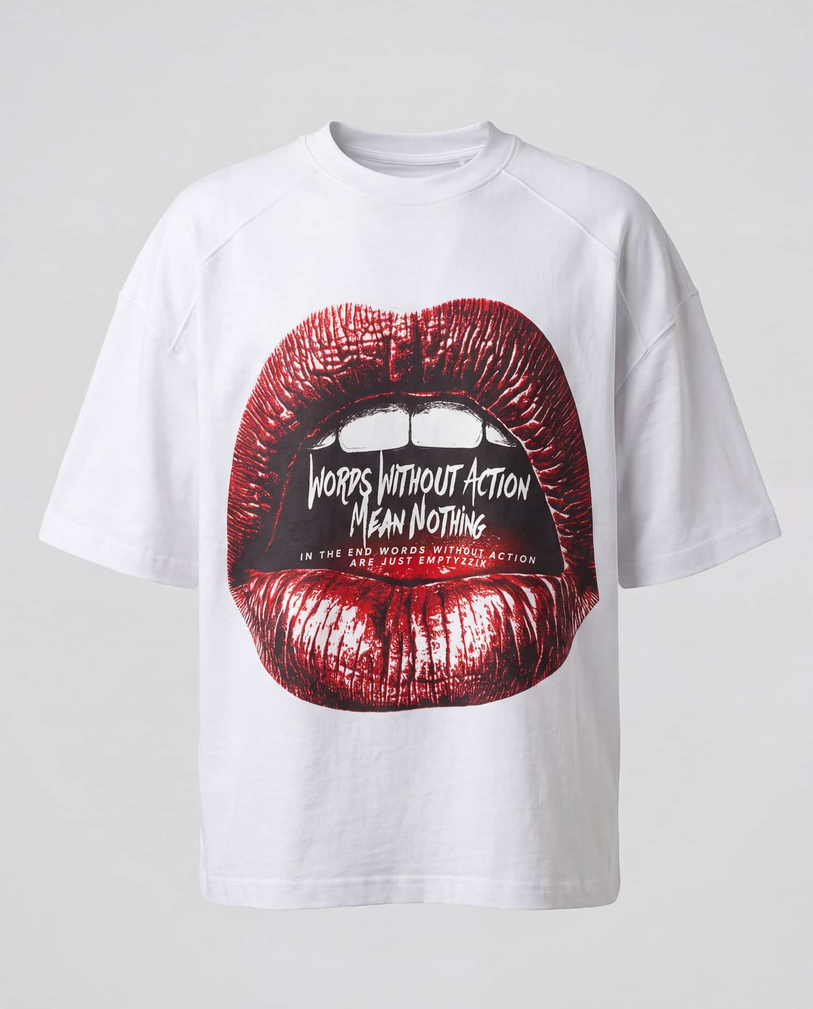 T-shirt bocca - bianco