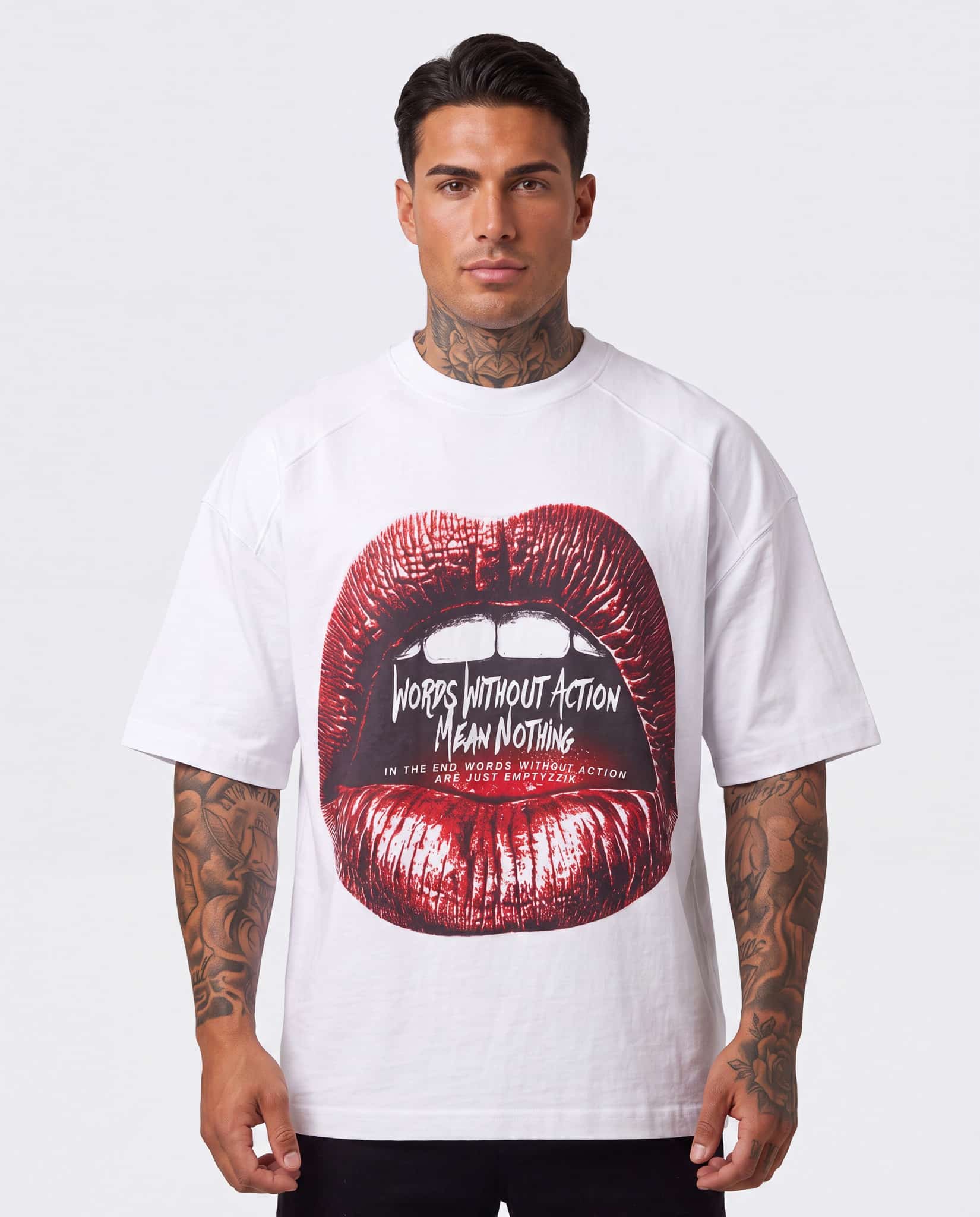 T-shirt bocca - bianco