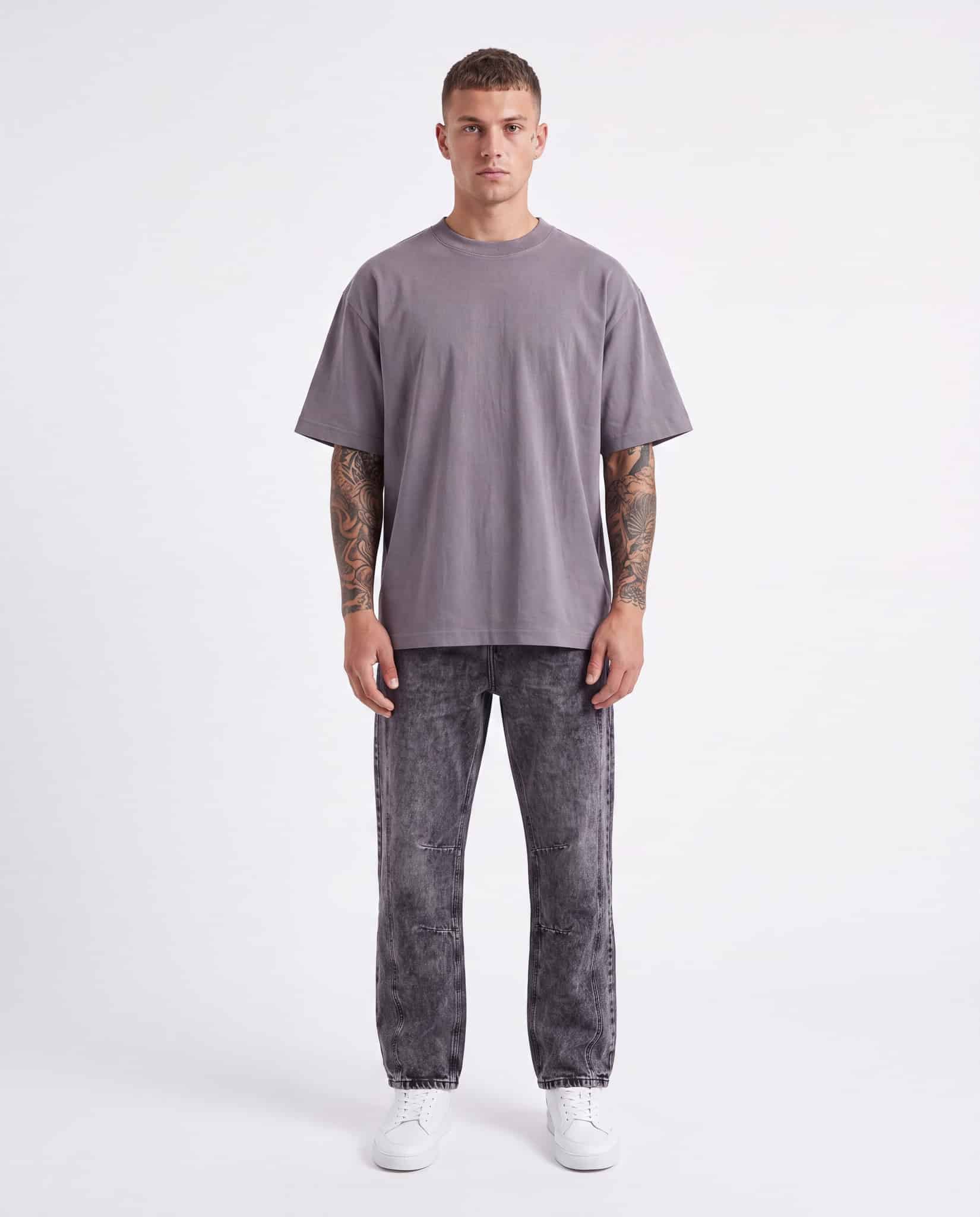 Jeans baggy - grigio scuro
