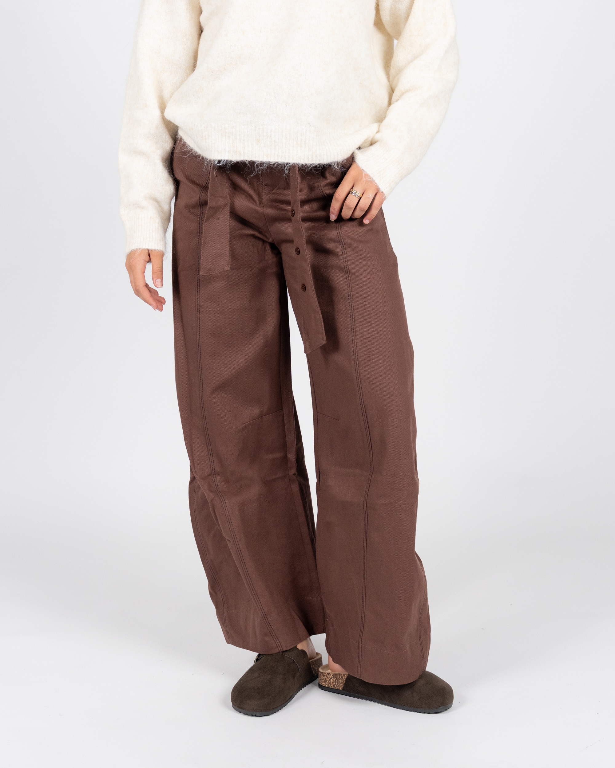 Jeans cargo - marrone