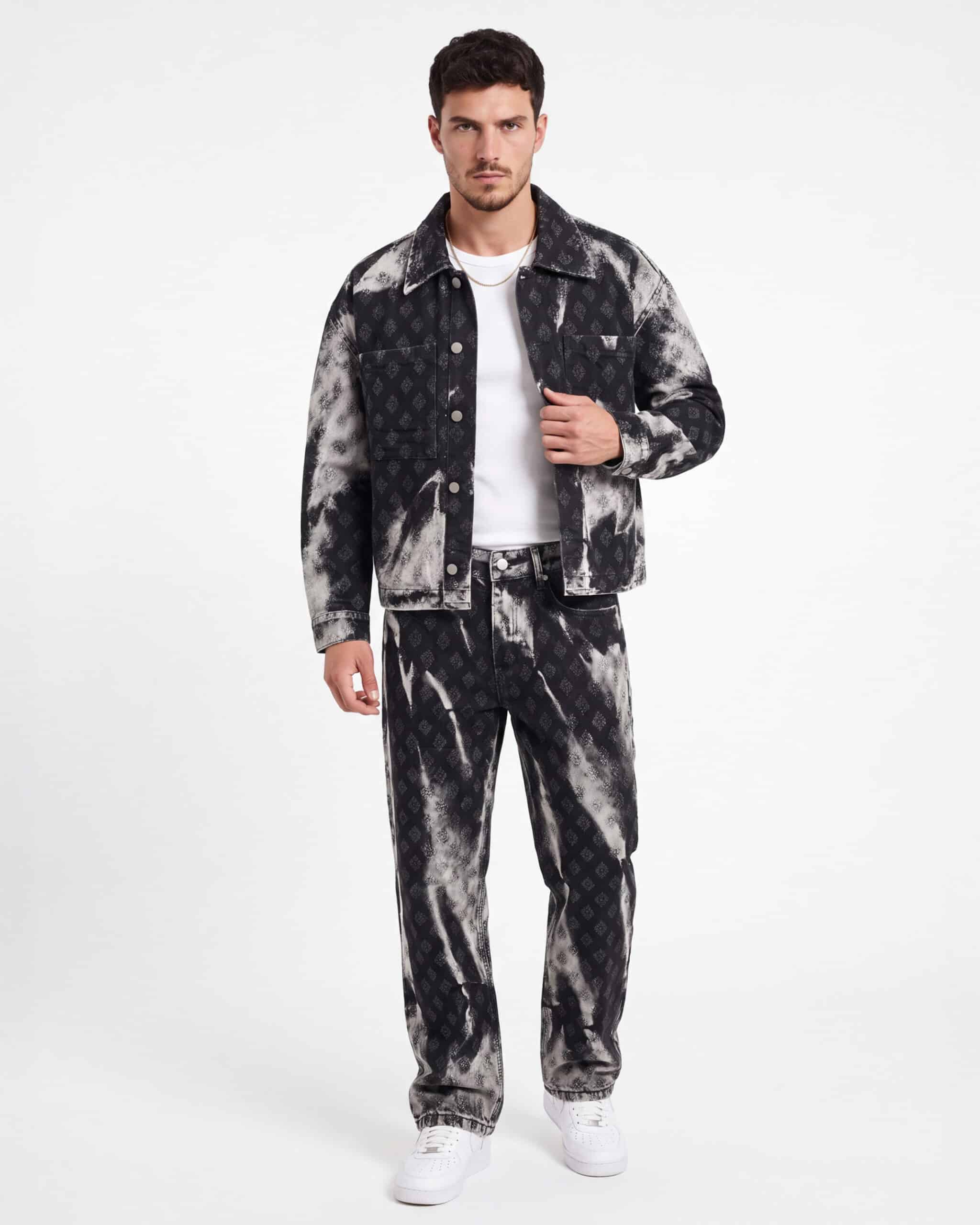 Giacca in denim - nero