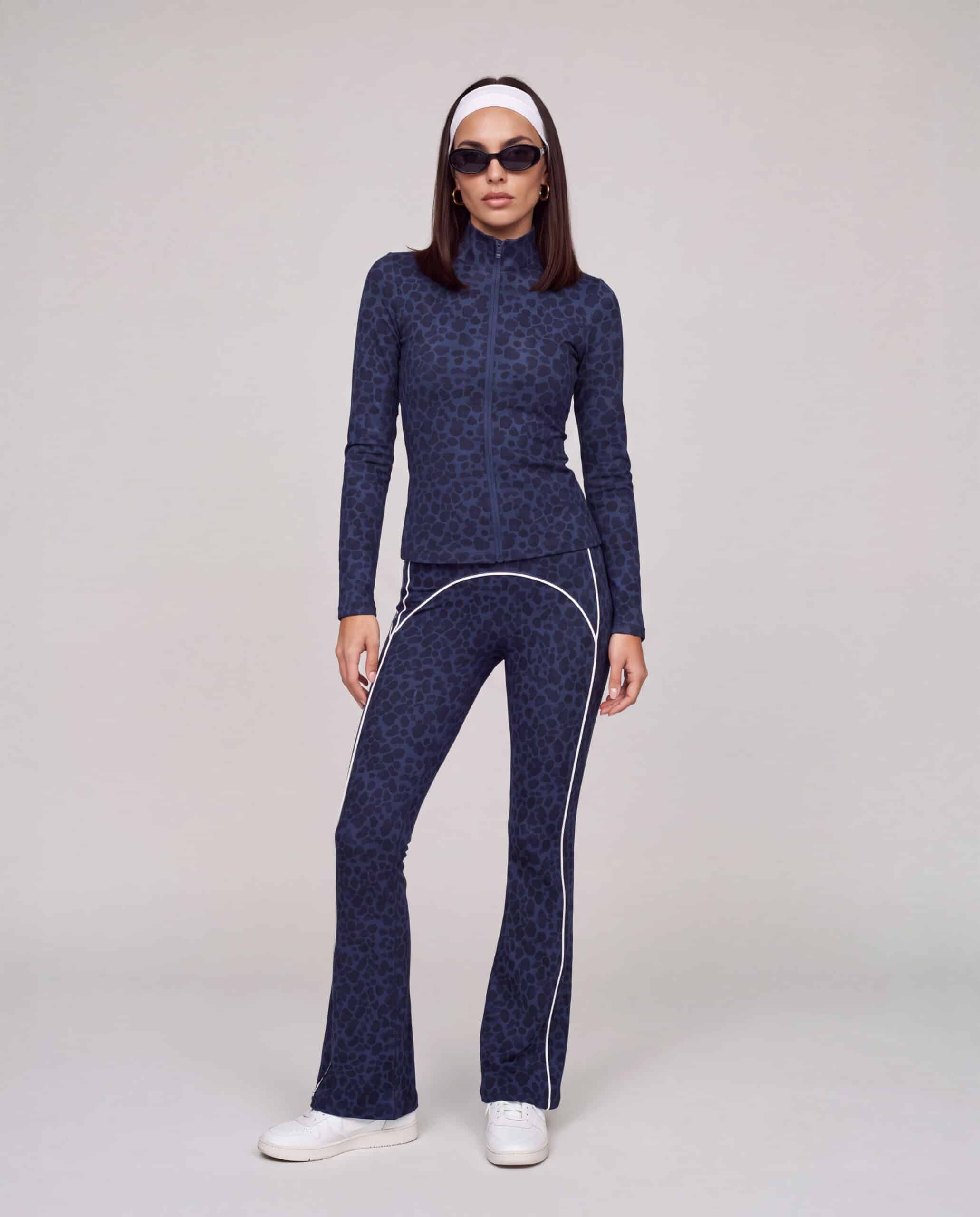 Leggings maculato elasticizzato
